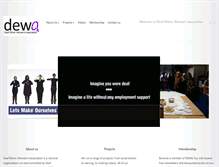 Tablet Screenshot of dewa.org.uk